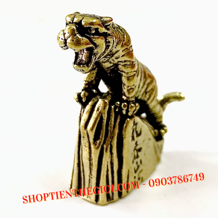 Tượng Đồng Con Cọp Hổ Gầm Chúa Sơn Lâm - SP005505